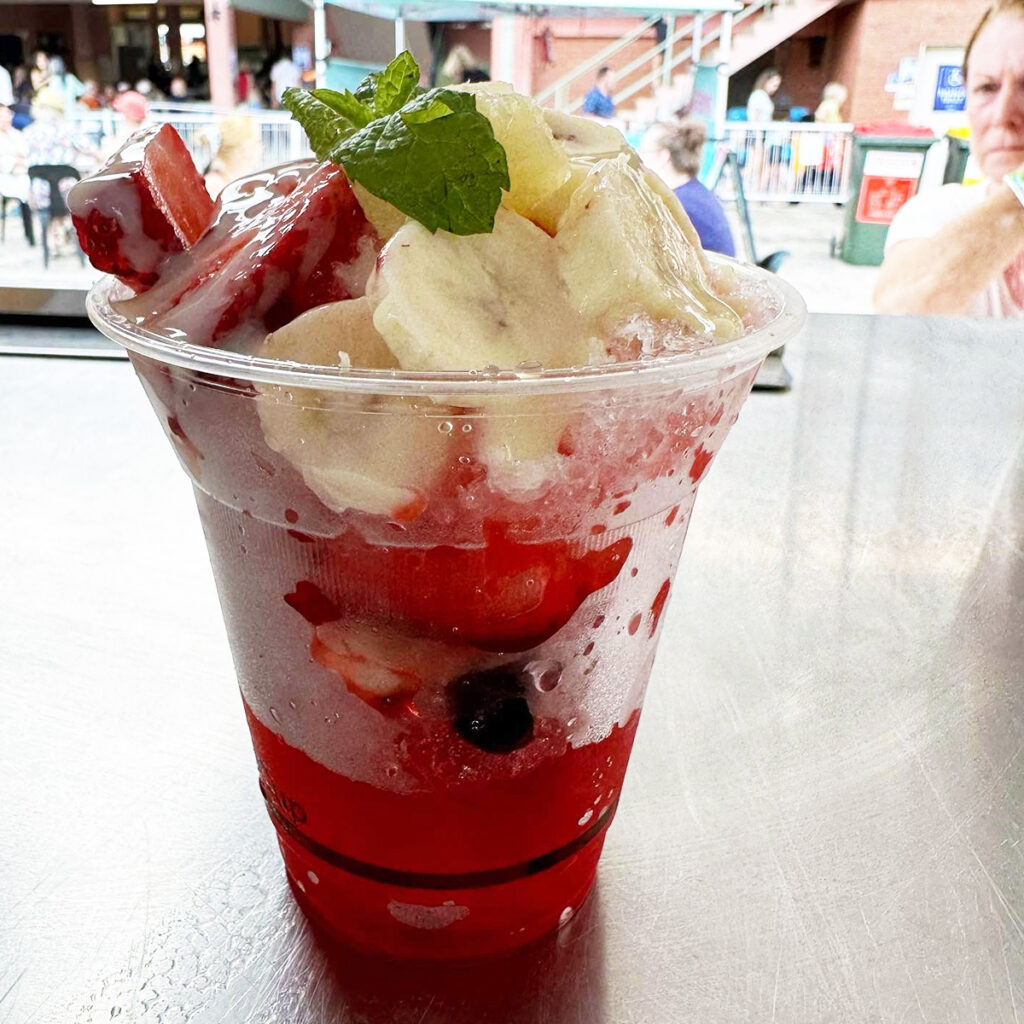 tropical planet catering shaved ice